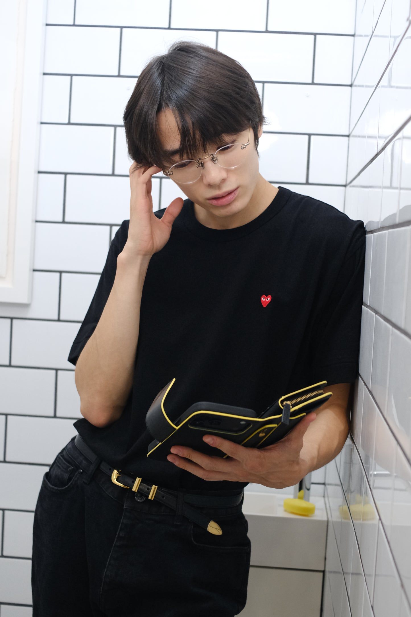 ELEMENT 30《DIALOGUE》YELLOW EDGE - iPhone case