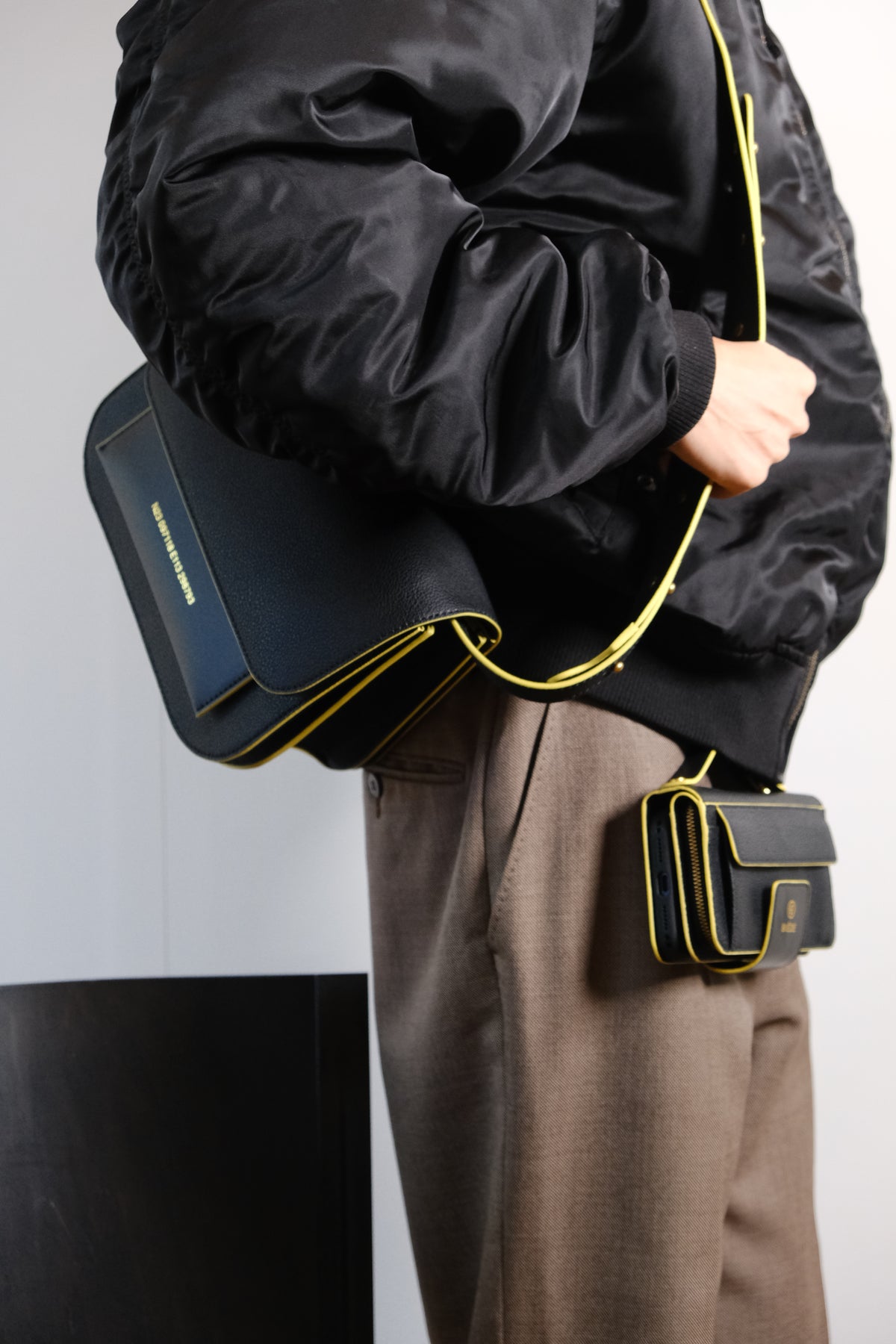ELEMENT 01《MIRROR》YELLOW EDGE - BAG